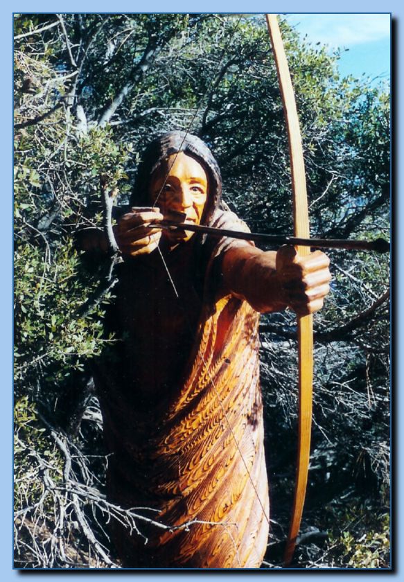 1-03 native american with bow and arrow